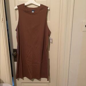 Old Navy Sleeveless Tan Mini Dress